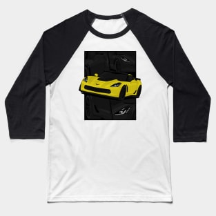 Z06 YELLOW Baseball T-Shirt